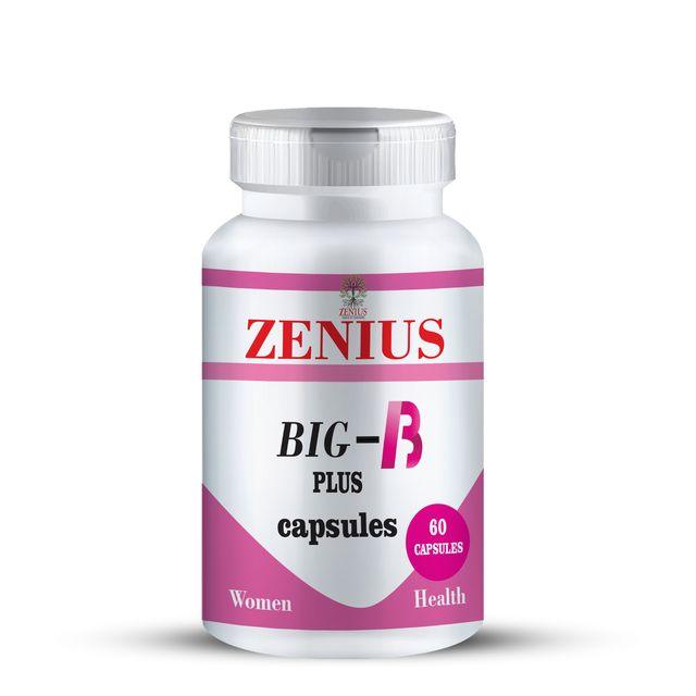 Zenius Big B Plus Capsules - Breast Enlargement Capsules for Breast Enhancement - 60 Capsules