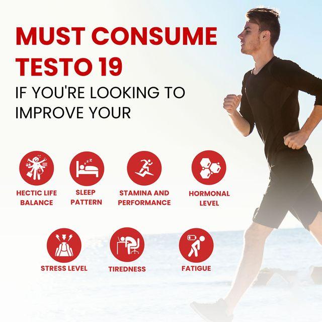 Vedapure Naturals Veda Testo-19 Capsules Anabolic Booster- Chota Gokhru, Shatavari, Safed Musli, Ashwagandha extracts - 60 Capsules