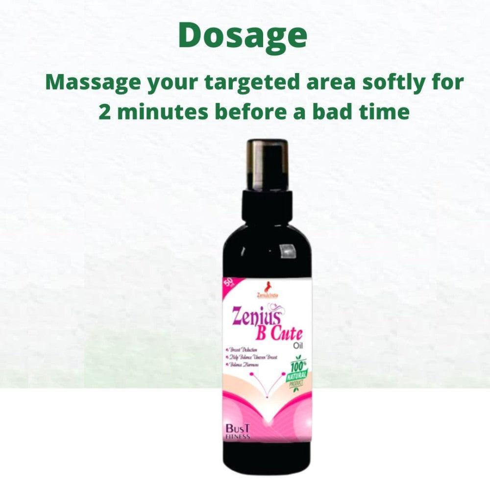 Zenius B Cute Oil for Useful in Breast Reduction