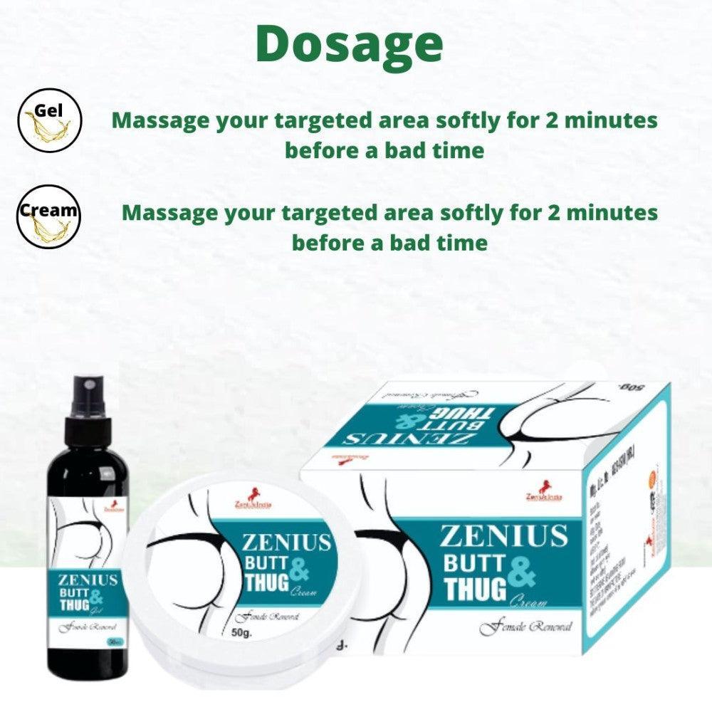 Zenius Butt & Thigh Kit Helps Removing Dark Spots - Cream & Gel