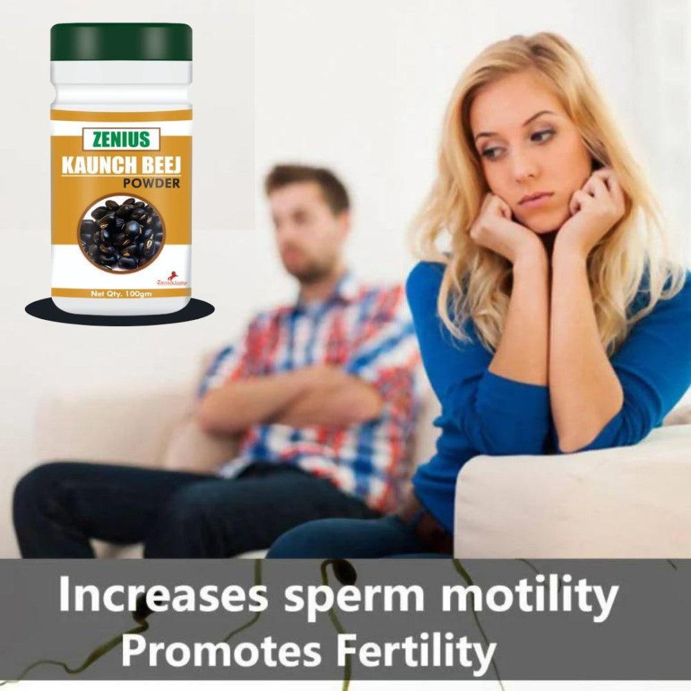 Zenius Kaunch Beej Powder | for Sperm Count - 100G