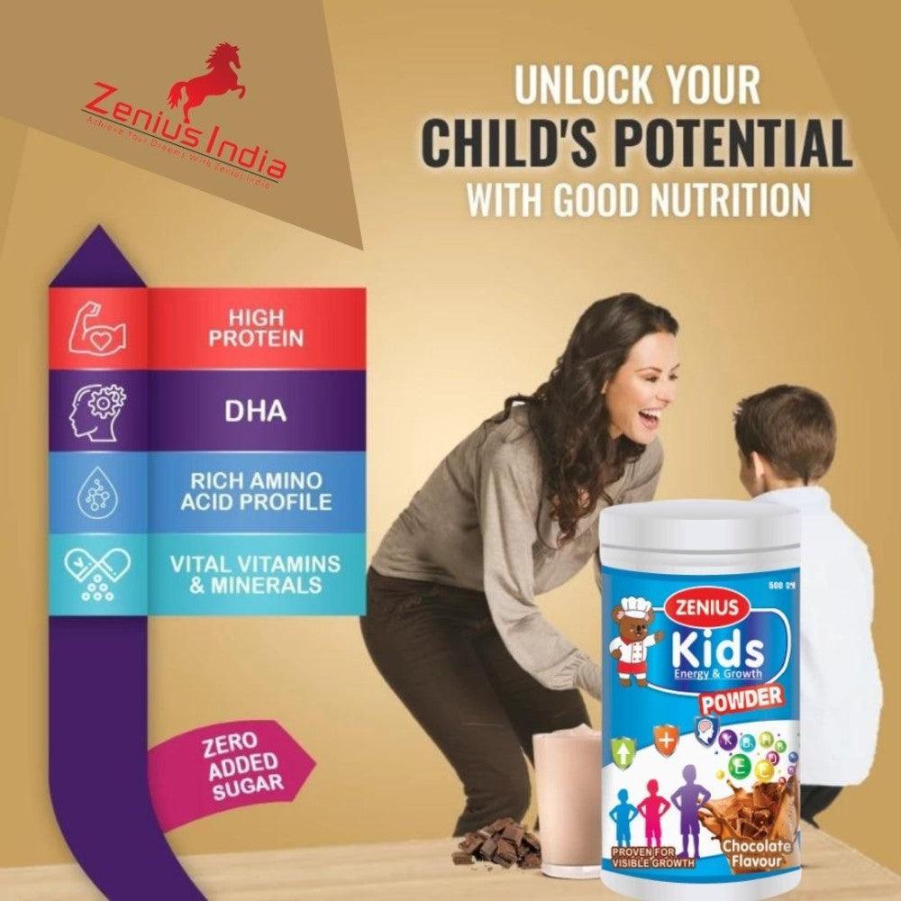 Zenius Kids Protein Powder | Kids Energy Power Supplements, Protein Supplements
