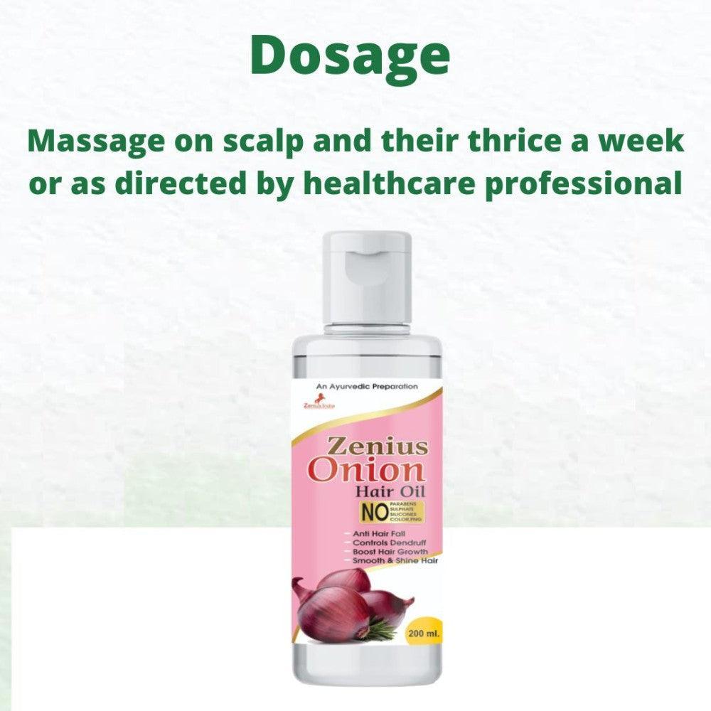 Zenius Onion Hair Oil for Hair Growth - 200ml