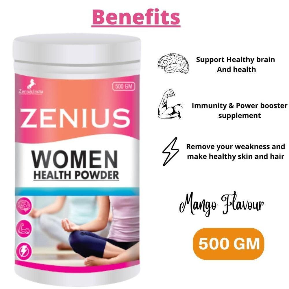 Zenius Women Health Powder - energy booster for women