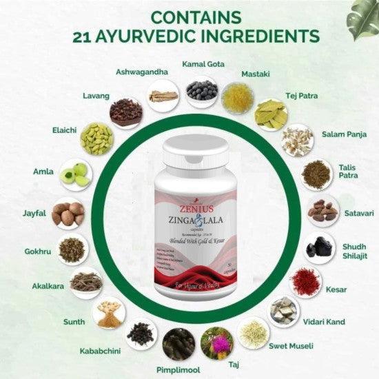 Zenius Zinga Lala Capsule for Age 35-50yrs