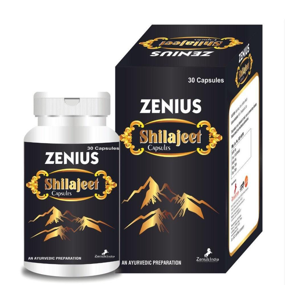 Zenius Shilajeet Capsules | for Sexual Stamina | Energy Level and Daily Wellness - 30 Capsule
