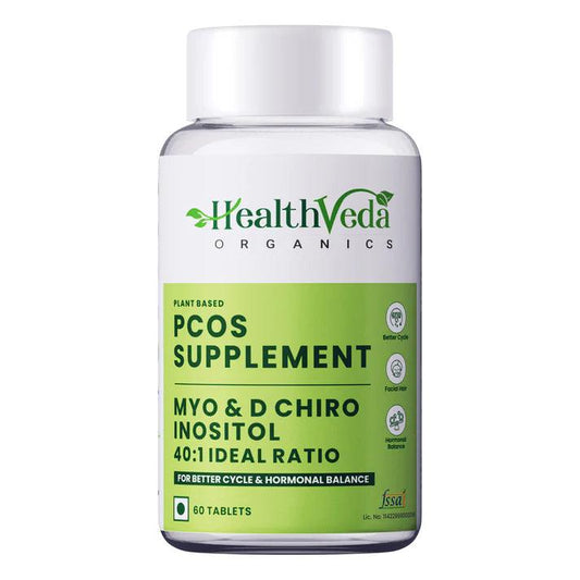 Health Veda Organics PCOS Tablet - Multivitamin Veg 60 Tablets