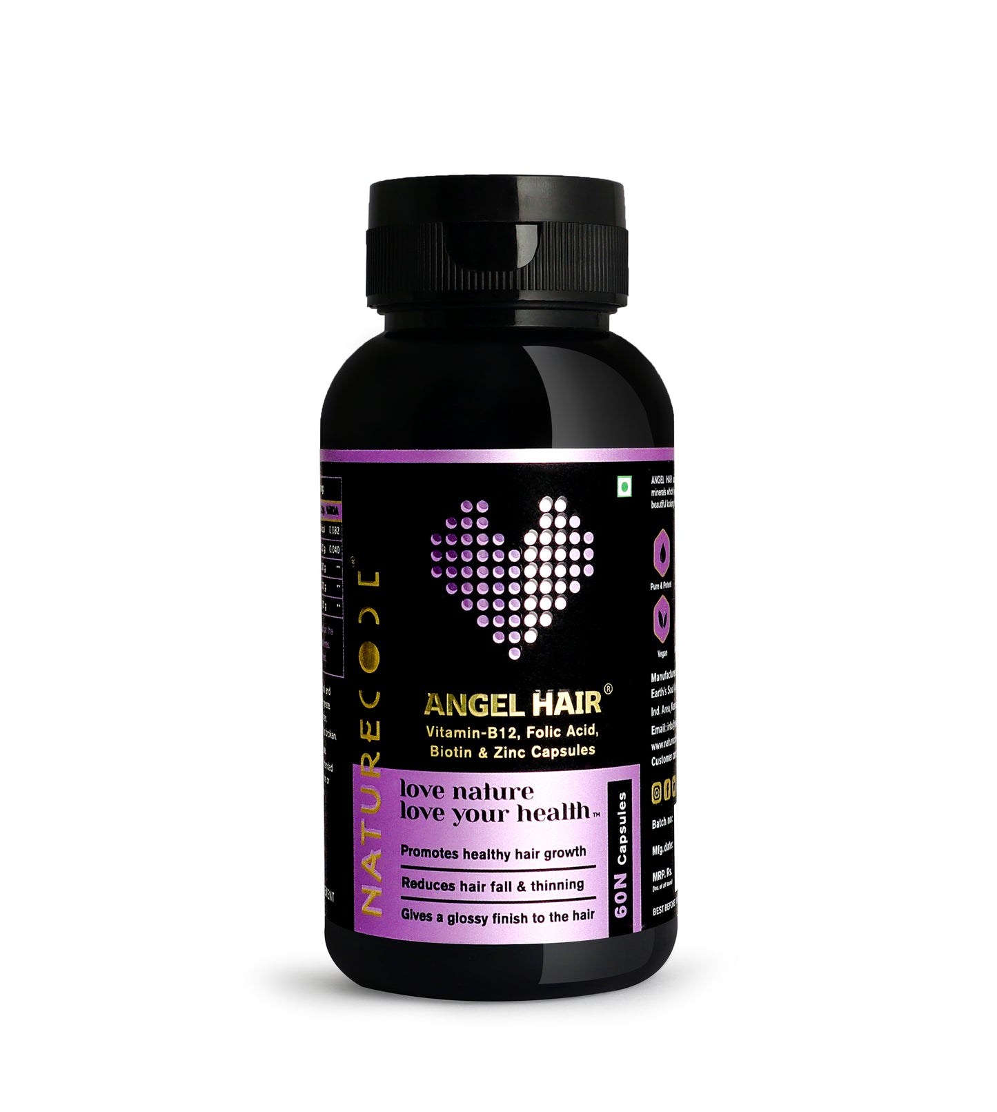 Nature Code Angel Hair Capsule - 60 Capsules