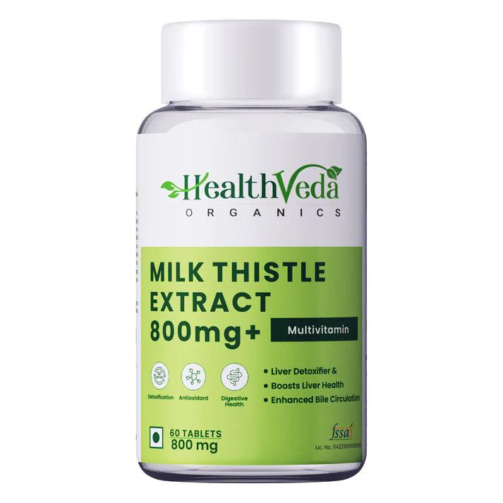 Health Veda Organics Milk Thistle Extract Tablet - 60 Tablets