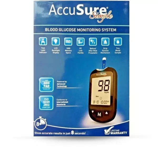 AccuSure Simple Blood Glucose Monitor