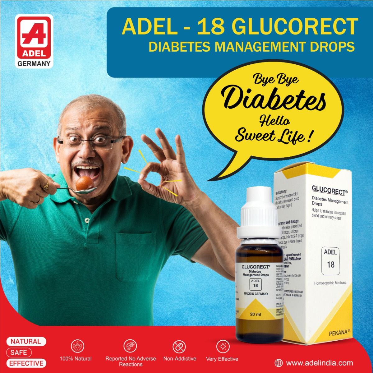 Adel Pekana ADEL 18 Glucorect Drop - 20ml