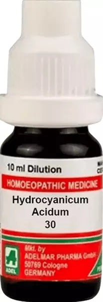 ADEL Hydrocyanicum Acidum Dilution 30 CH - 10ml - Pack of 2