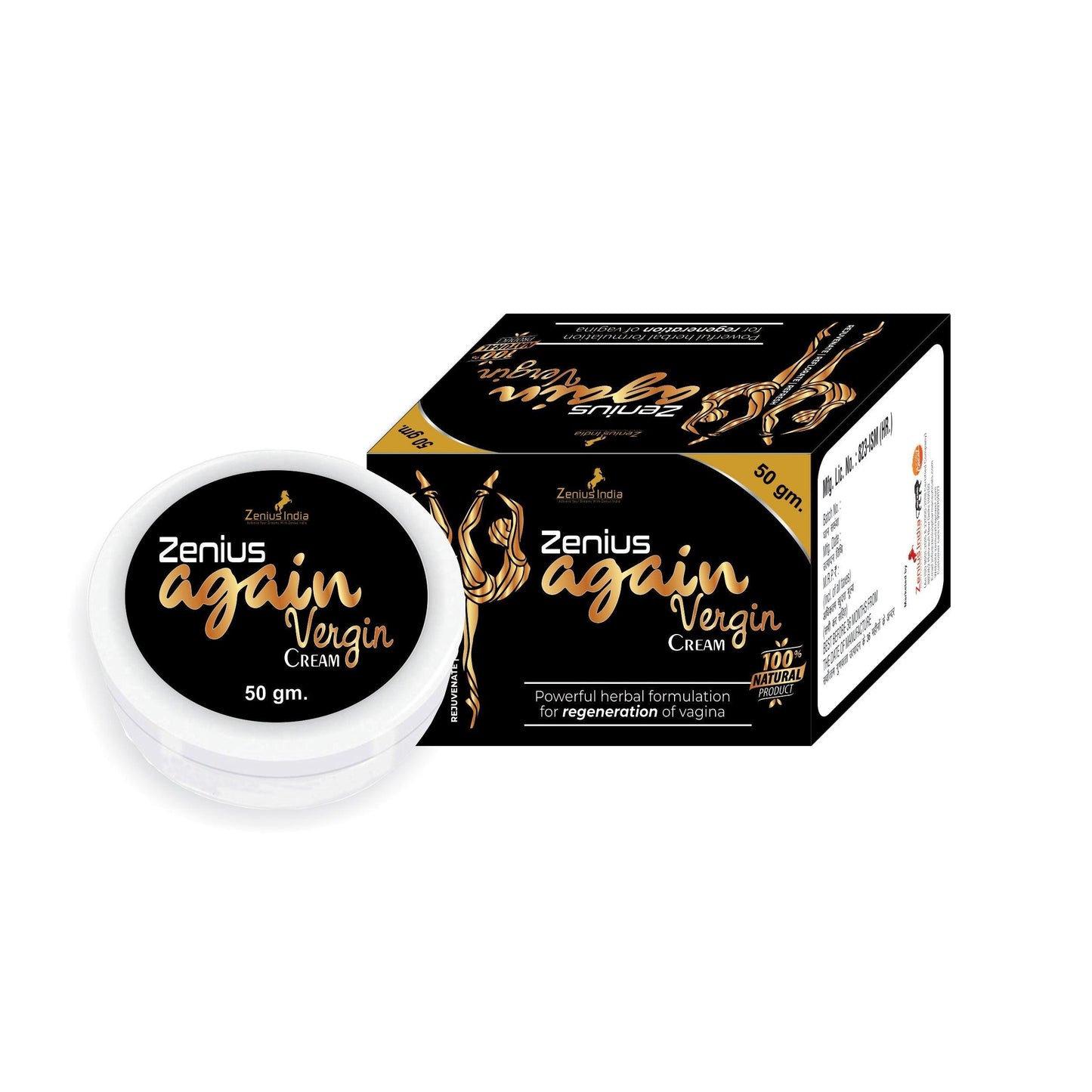 Zenius Again Vergin Cream Vagina whitening cream, 50gm