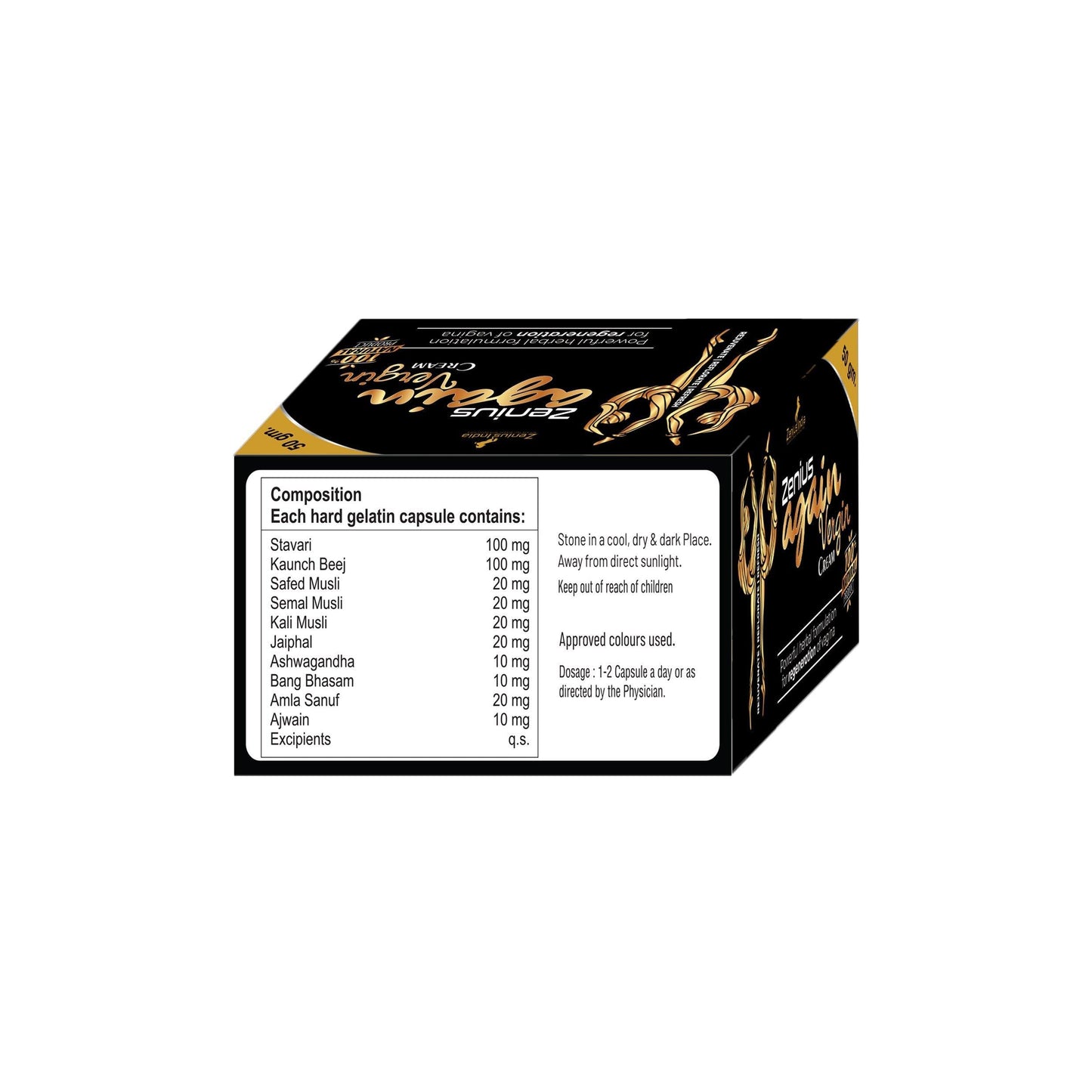 Zenius Again Vergin Cream Vagina whitening cream, 50gm