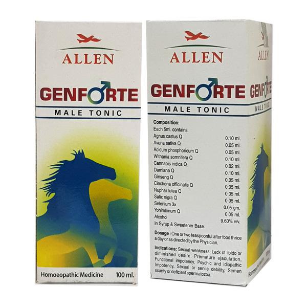 Allen Genforte Male Tonic - 100ml - Pack of 2