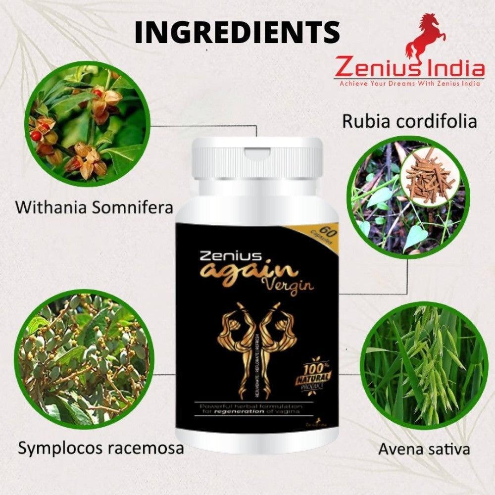 Zenius Again Vergin Capsule for Sexual Mood Enhance for Women - 60 - Capsules