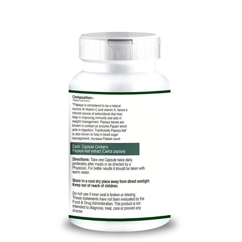 Zenius Caripa Capsule - Platelet Increase Capsules for Immunity, and Skin Glow - 60 Capsules