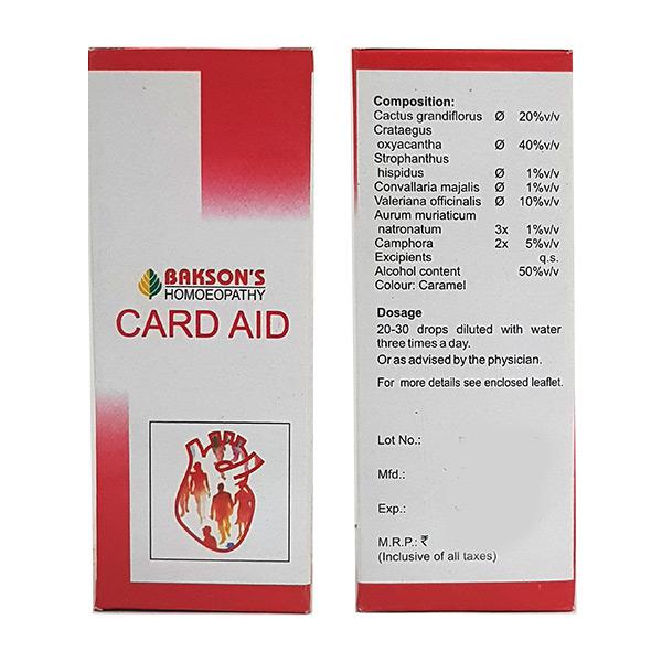 Bakson Card Aid Drops - 30ml - Pack of 2