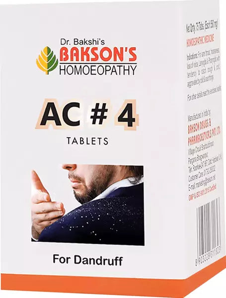 Baksons Ac#4 Tablet - Pack Of 2 | 75 Tabs Each