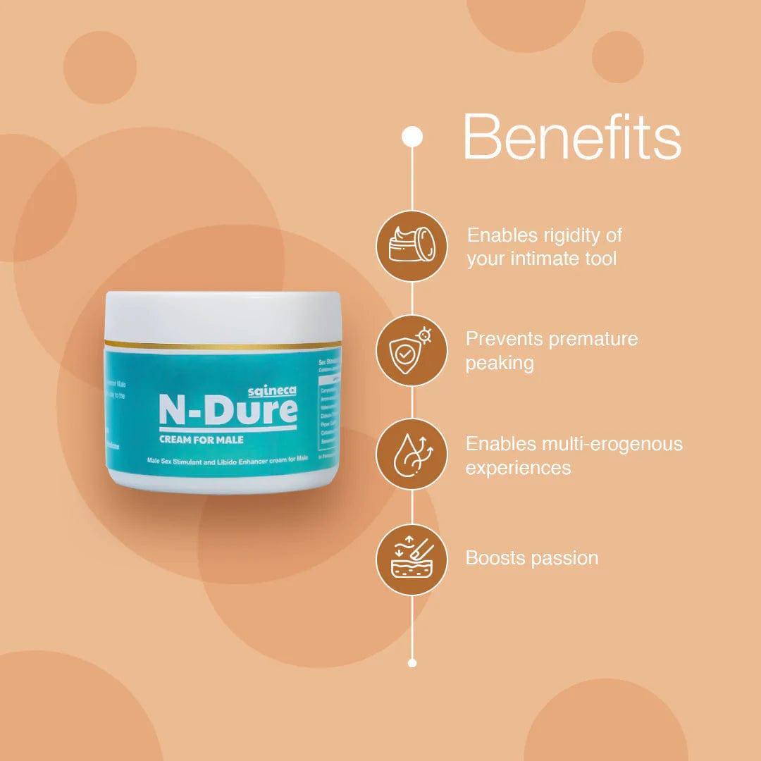 Sqineca N-Dure Cream for Male (50gm Each)