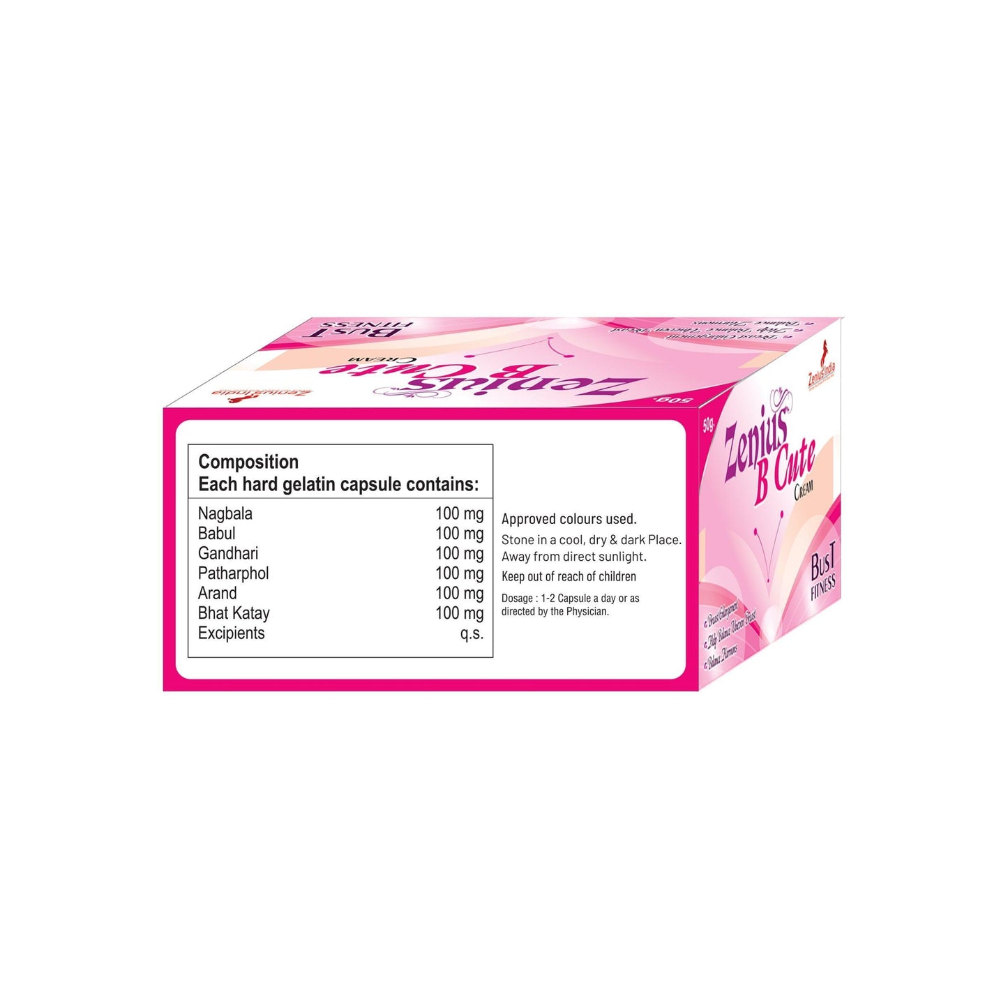 Zenius B Cute Cream breast reduction cream (50g cream)