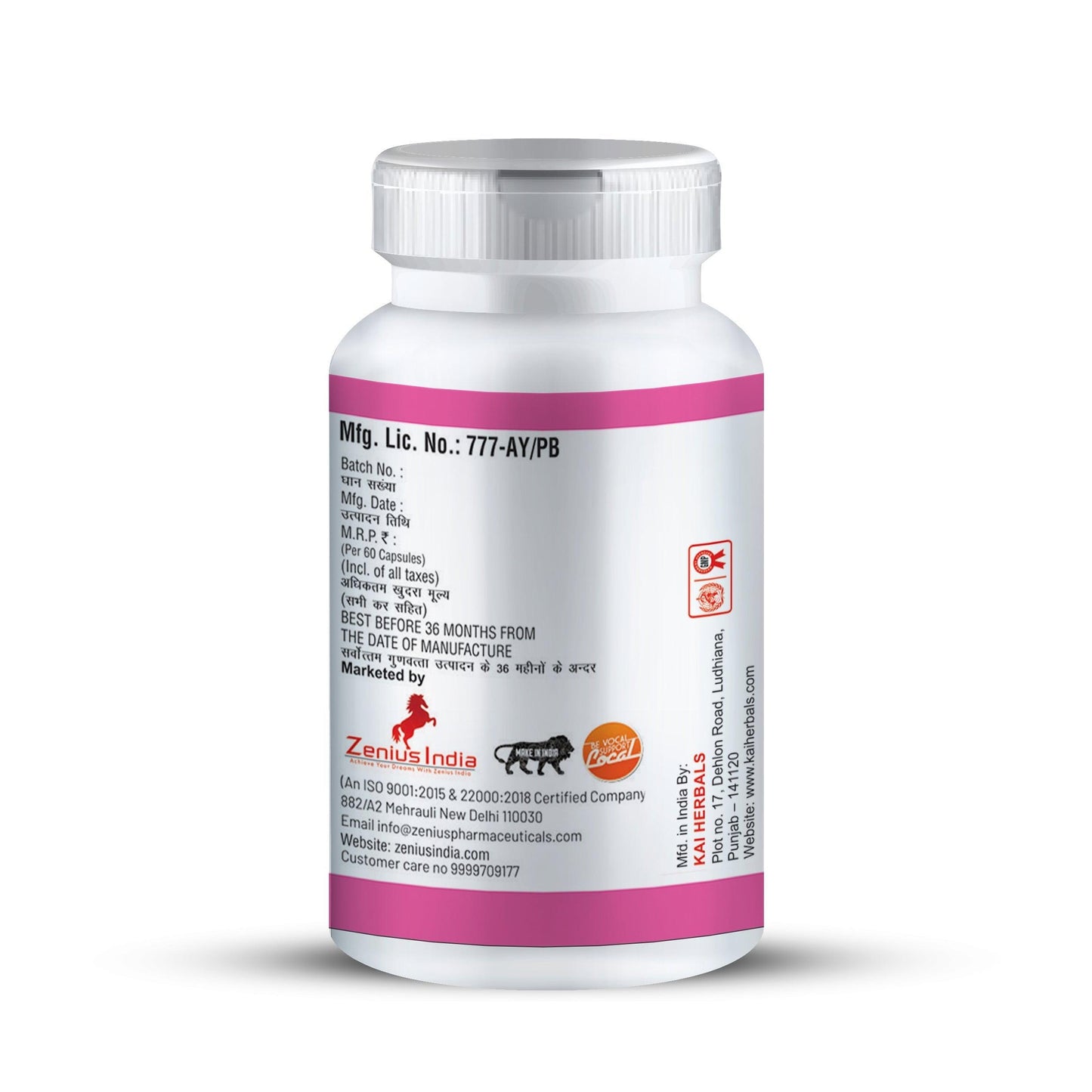 Zenius B Fit Capsule for breast enlargement (60 Capsules)