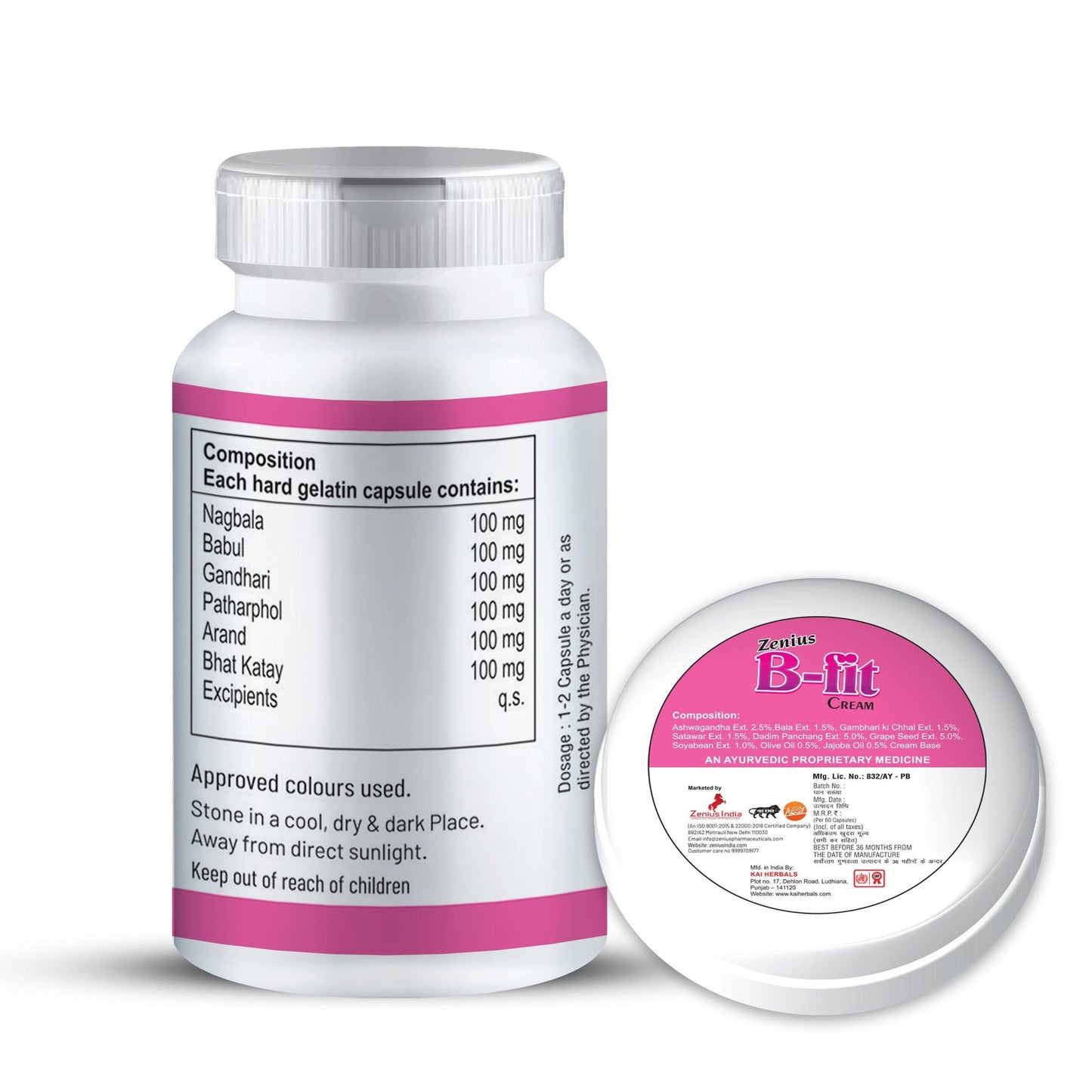 Zenius B Fit Kit for breast enlargement