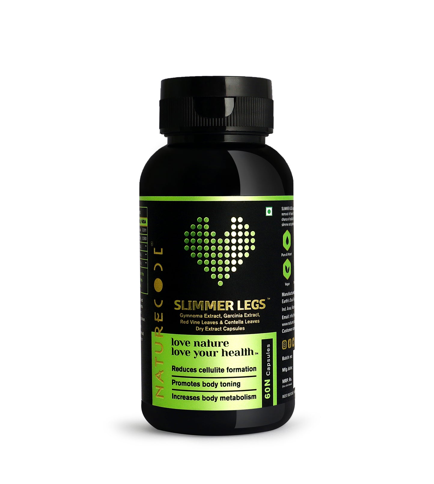 Nature Code Slimmer Legs Capsule - 60 Capsules