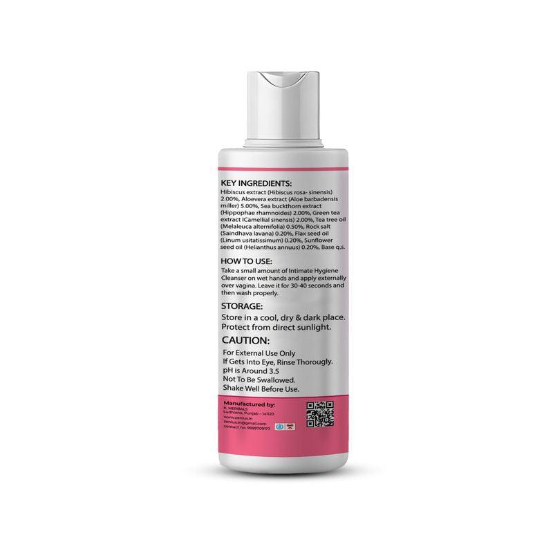 Zenius Inimate Wash - Inimate Wash and Products for Intimate Hygiene and Vaginal Care - 100ml Liquid