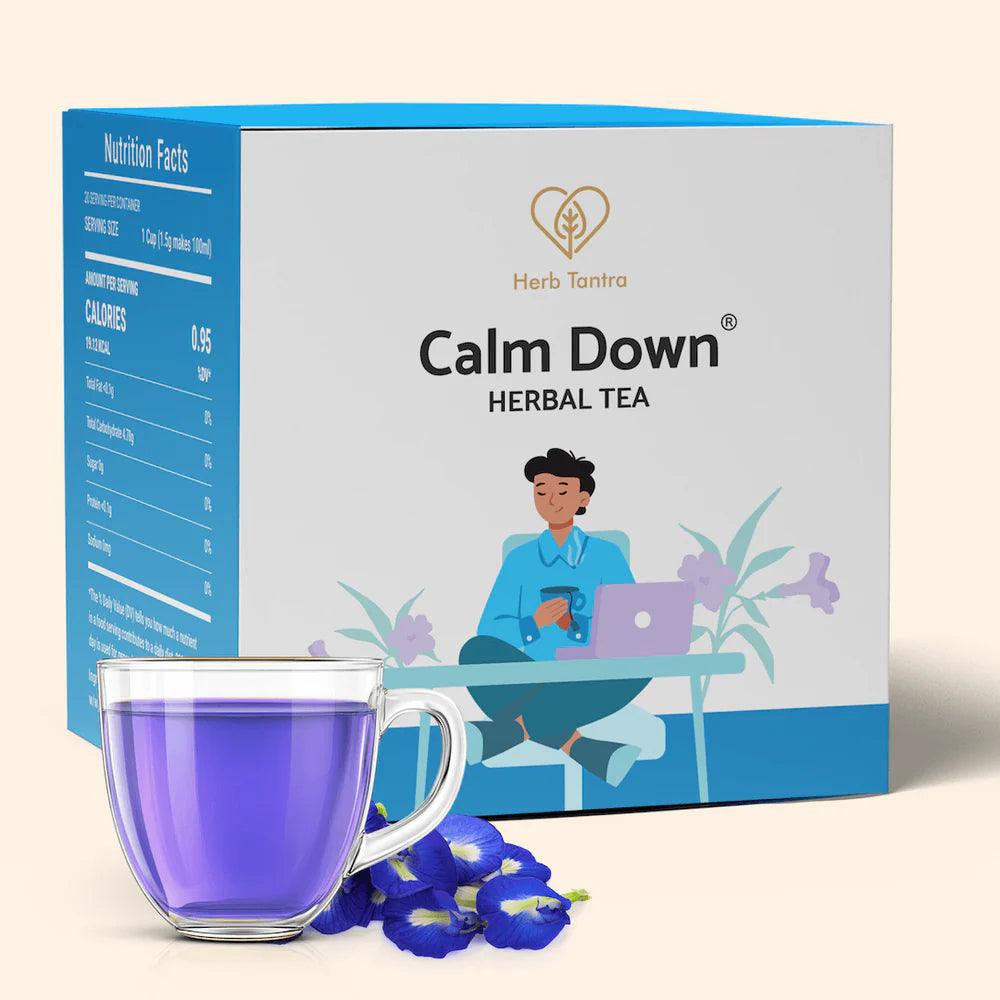 Herb Tantra Calm Down Herbal Tea | 20 Teabags