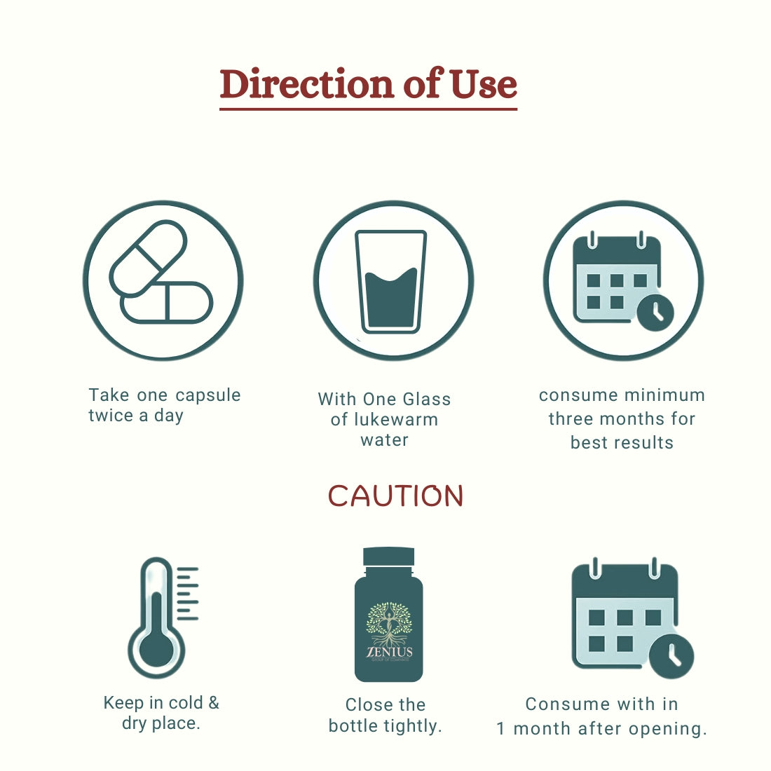 Zenius Rock Strong Capsules(50-70) - 30 Capusles