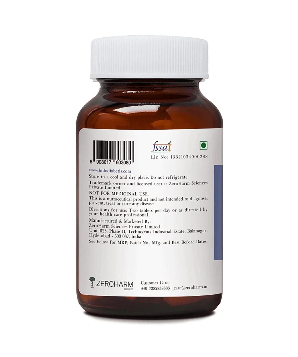 Zeroharm Sciences Holo Diabetis Tablet