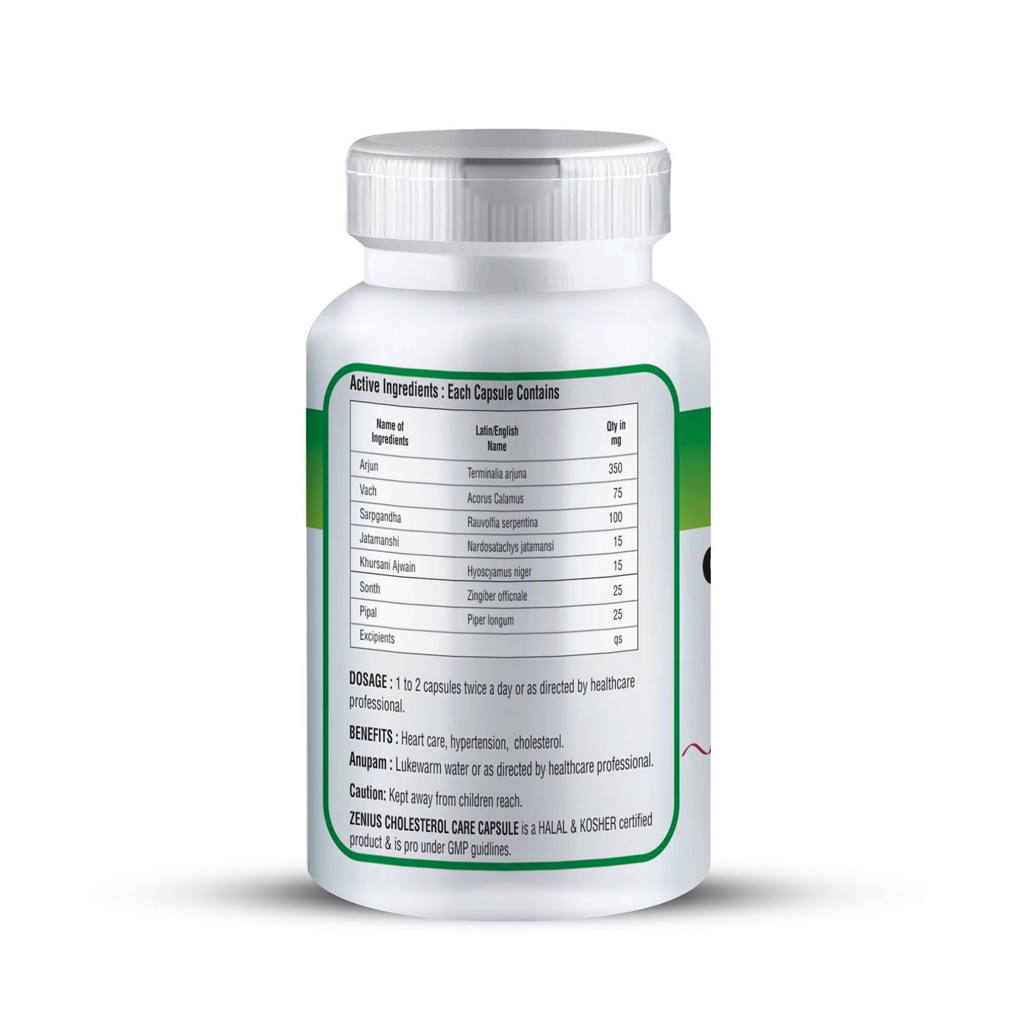 Zenius Cholesterol Care Capsule - 60 Capsules