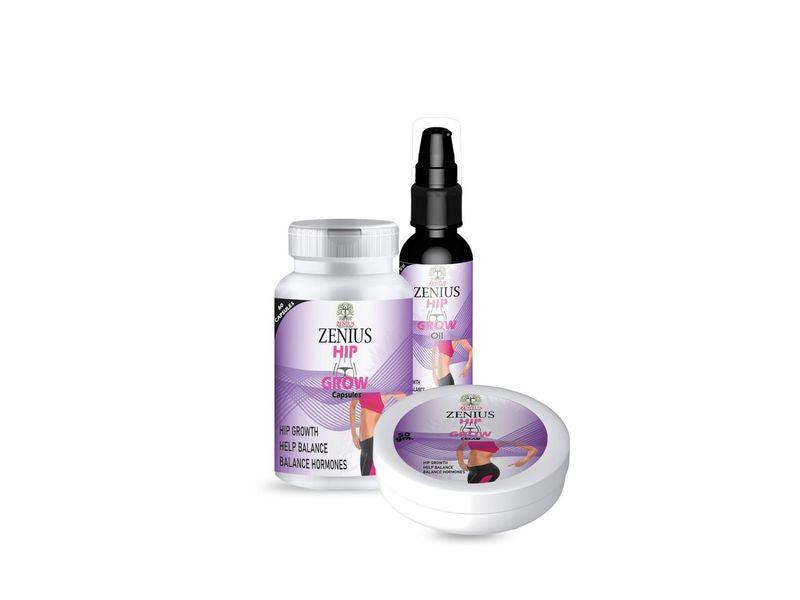 Zenius Hip Grow Kit - Hip Size Growth Medicine for Butt Enhancement and Enlargement
