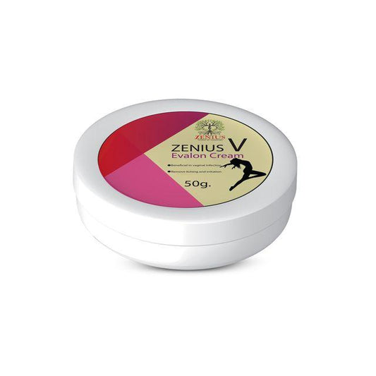 Zenius V Evalon Cream - Evalon Cream and Medicine for Vaginal Infection and Care - 50gm Cream