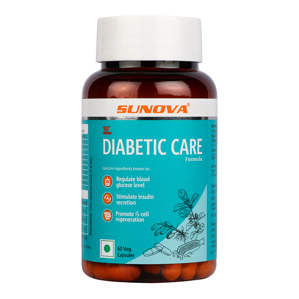 Sunova Diabetic Care Capsule - 60 Capsules