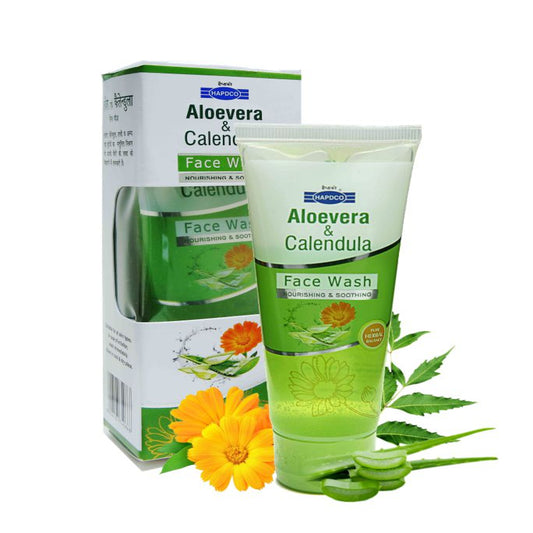hapdco aloevera calendula facewash