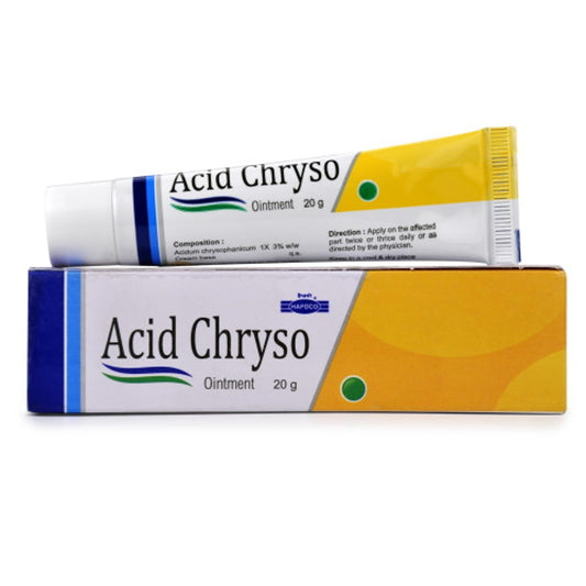 hapdco acid chryso ointment (20g) relieves itching in psoriasis, ringworm and itching eczema