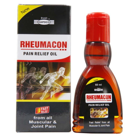 hapdco rheumacon oil (30ml) say goodbye to swelling and discomfort with our products