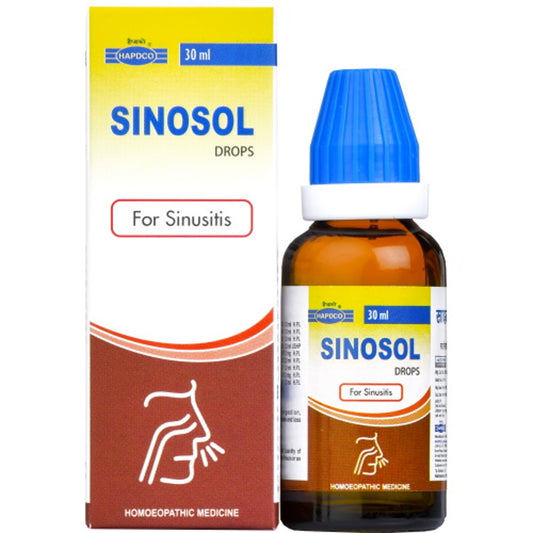 hapdco sinosol drops (30ml) reduce smelling problem, nasal congestion and sneezing