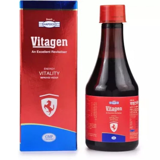 hapdco vitagen syrup (200ml) restorative tonic for vitality, tones up appetite & digestion