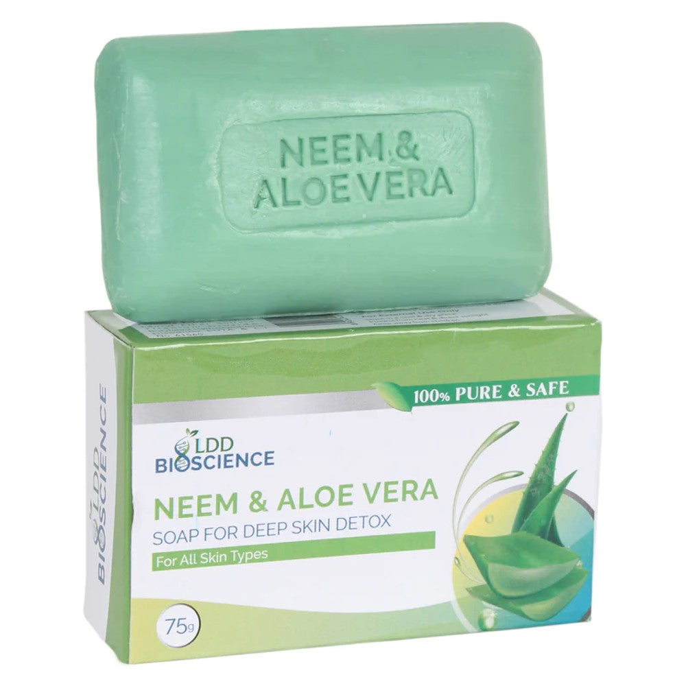 LDD Bioscience Neem & Aloe Vera Soap - 75gm