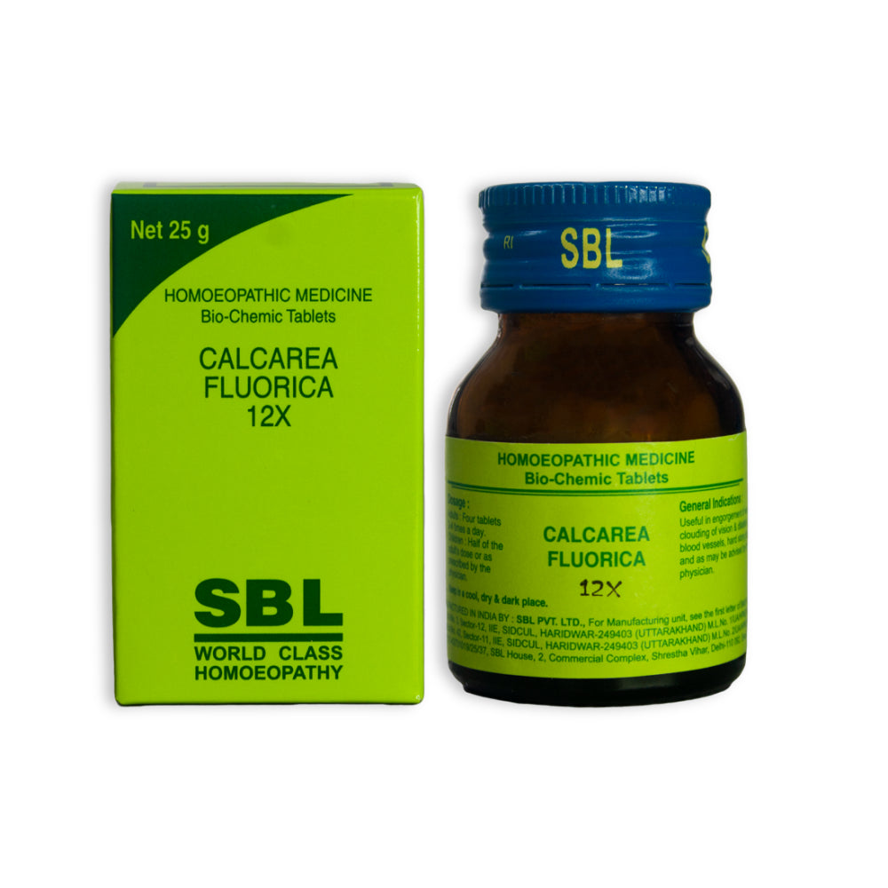 SBL Calcarea Fluorica Biochemic Tablet - 25gm