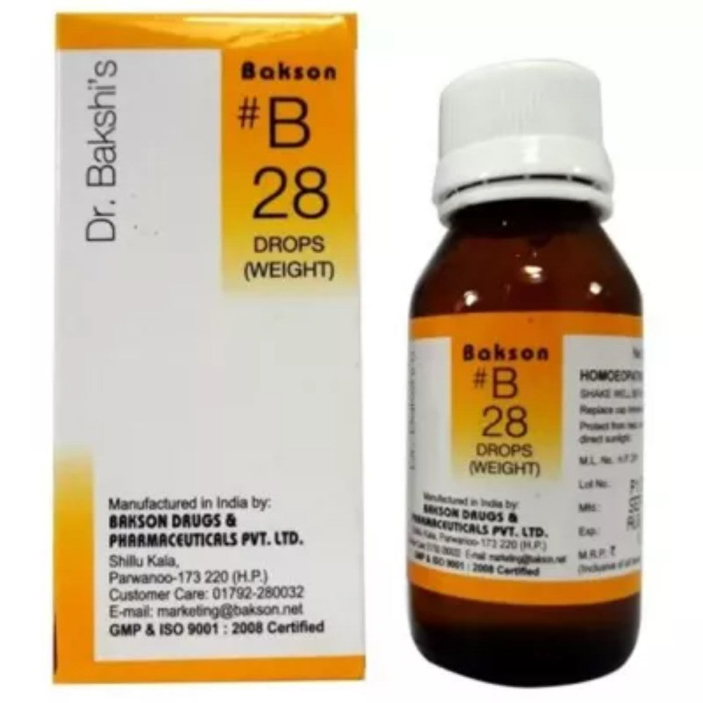 Bakson B28 Weight Drop - (30ml)