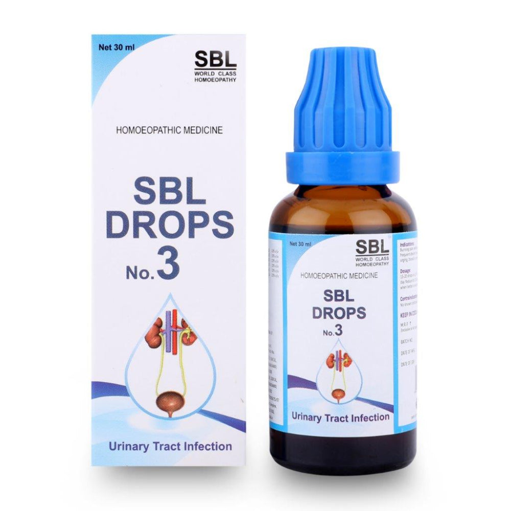 SBL Drops No. 3 (For UTI) - 30ml
