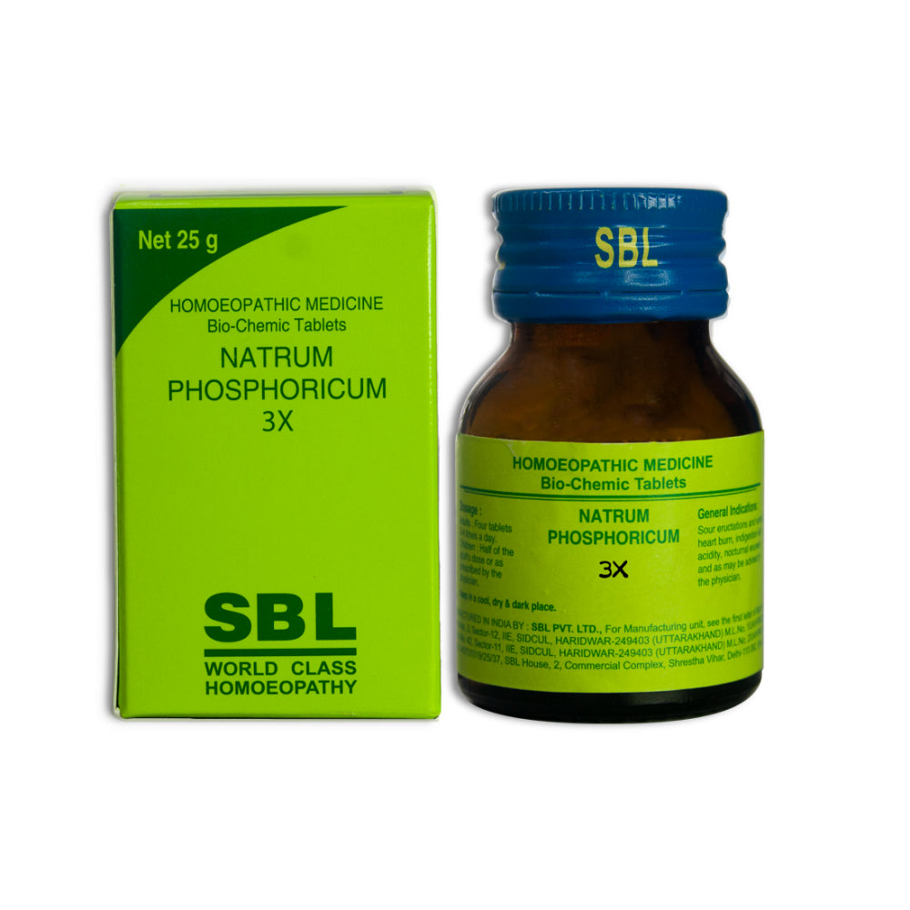 SBL Natrum Phosphoricum Biochemic Tablet 3X - 25gm