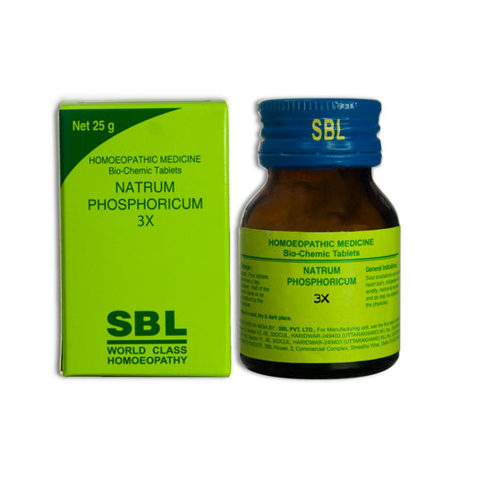 SBL Natrum Phosphoricum Biochemic Tablet 3X - 25gm