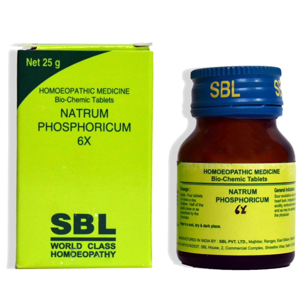 SBL Natrum Phosphoricum Biochemic Tablet 6X - 25gm