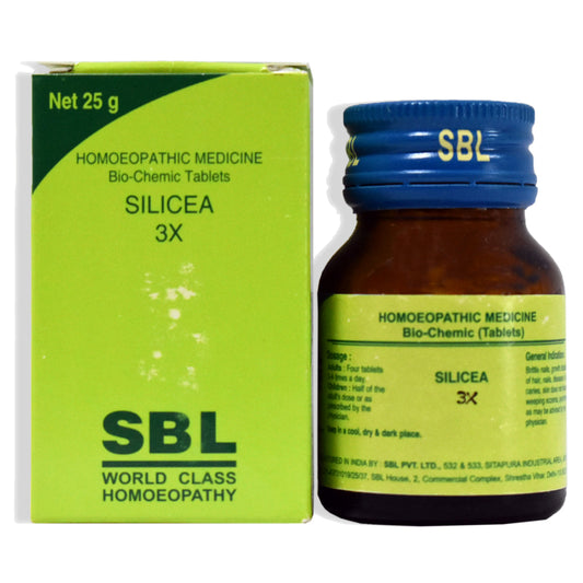 SBL Silicea Biochemic Tablet 3X - 25gm