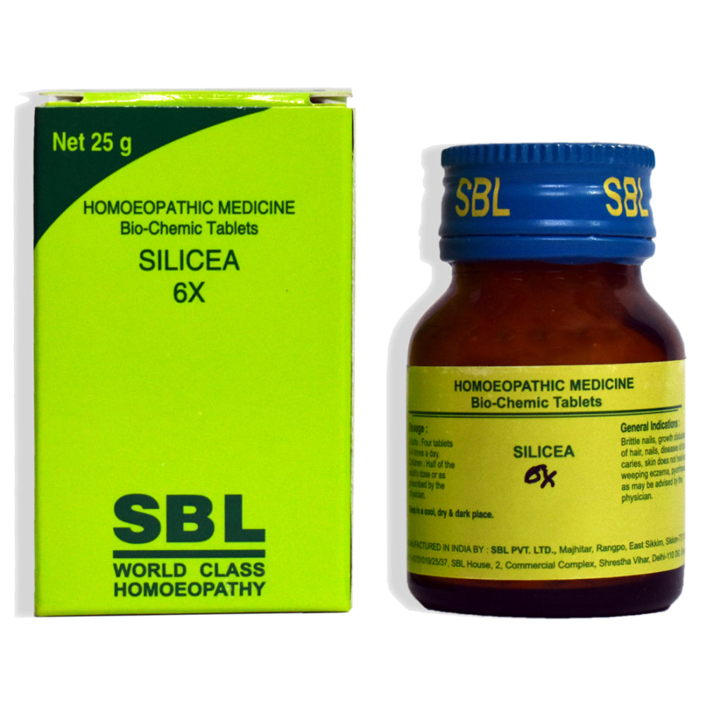 SBL Silicea Biochemic Tablet 6X - 25gm